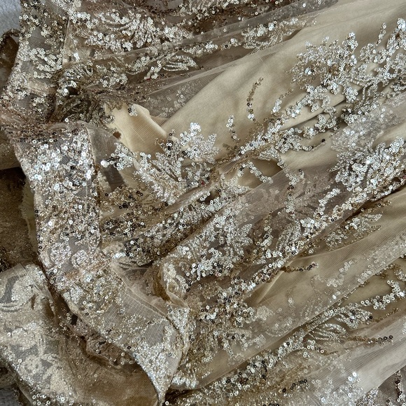 GOLD DYLAN & DAVIDS PROM DRESS - Picture 3 of 5